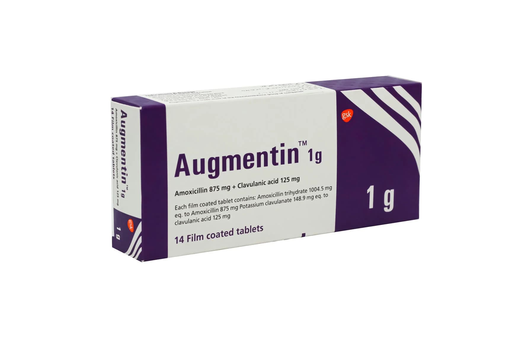 AUGMENTIN 1 GM 14 TAB