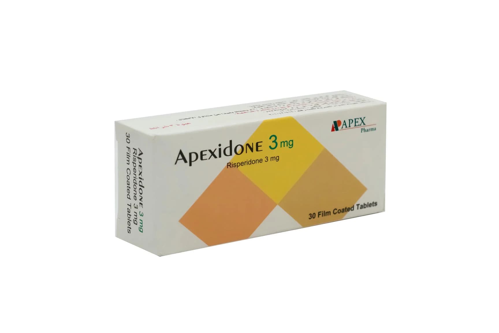 Apexidone 3 mg 30 tab new
