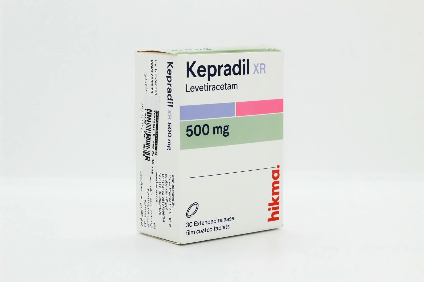 KEPRADIL 500 XR MG 30 TAB