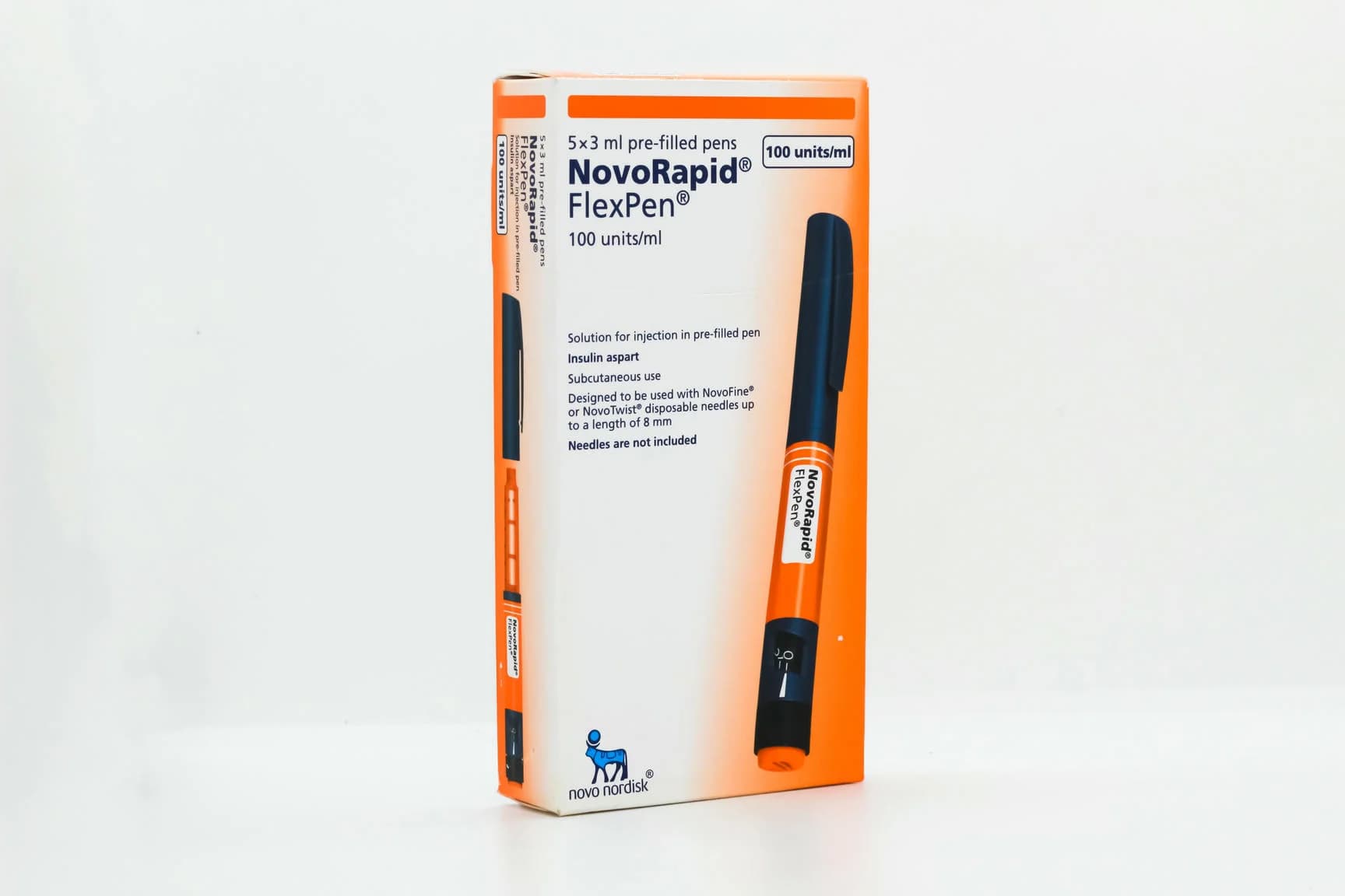 NOVORAPID 100 I.U./ML 5 FLEXPEN