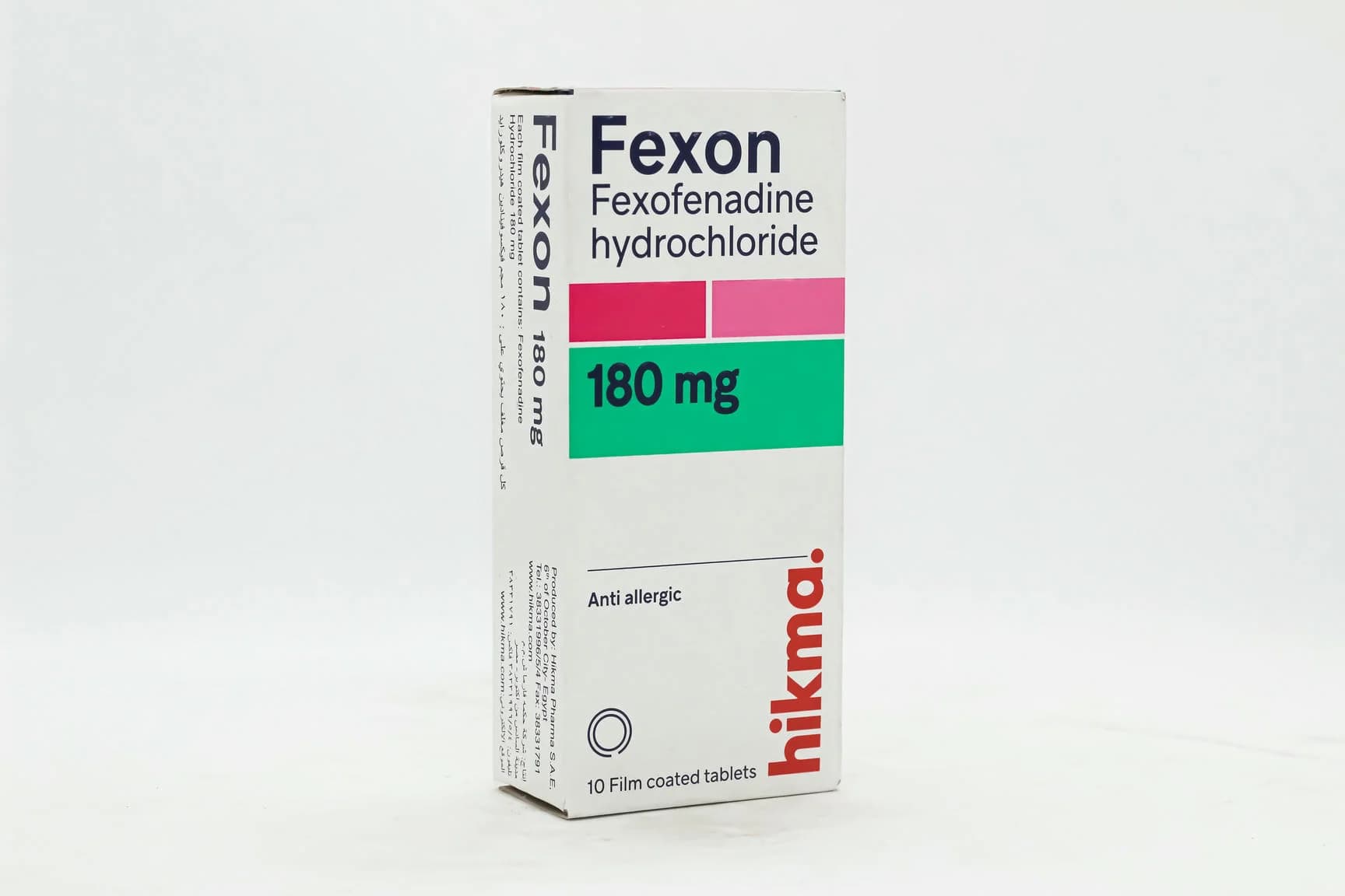 FEXON 180 MG 10 TAB