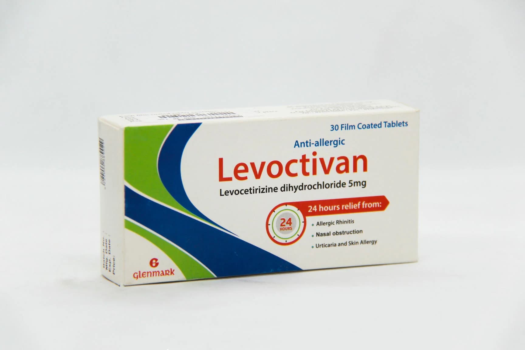 LEVOCTIVAN 30 TABS 5MG NEW