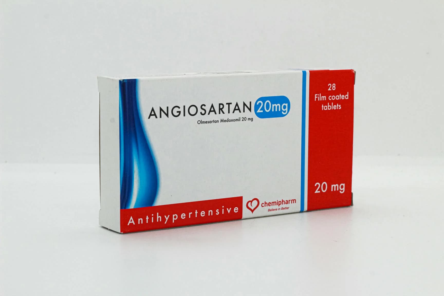 ANGIOSARTAN 20 MG 28 TAB