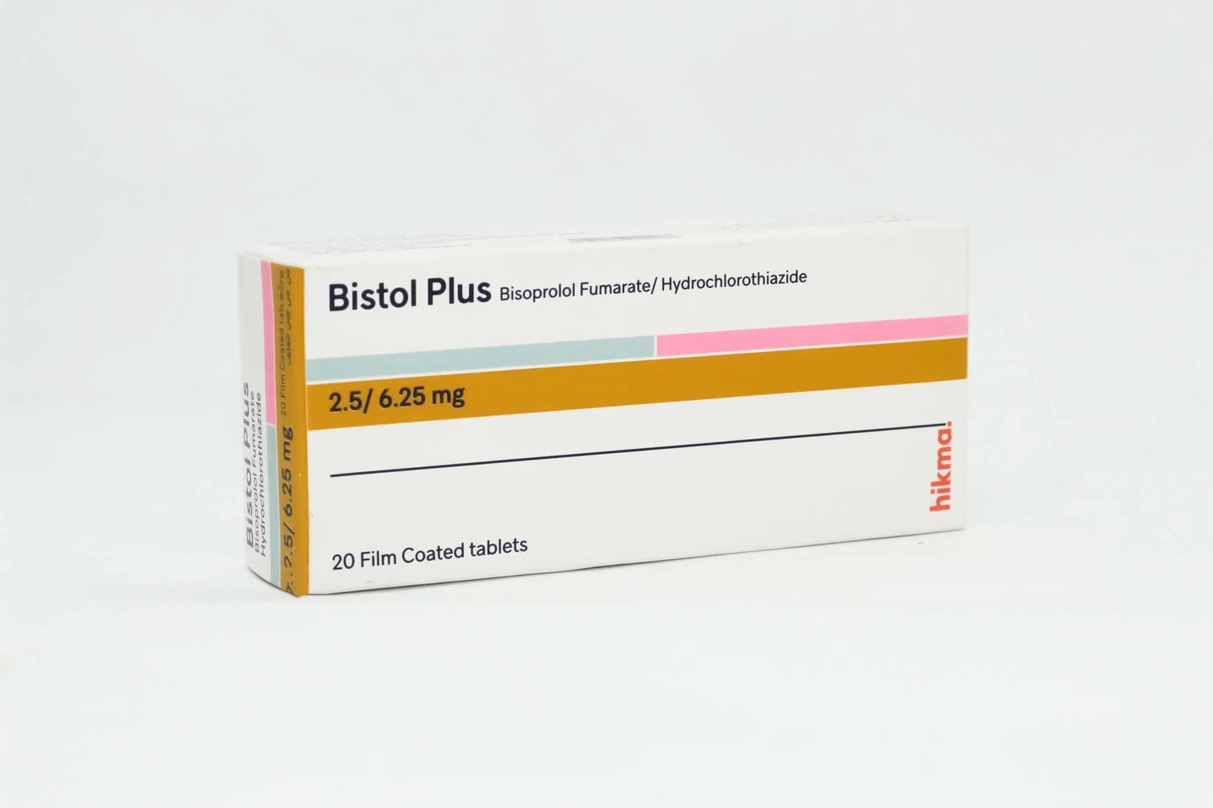 BISTOL PLUS 2.5 MG / 6.25 MG 20TAB