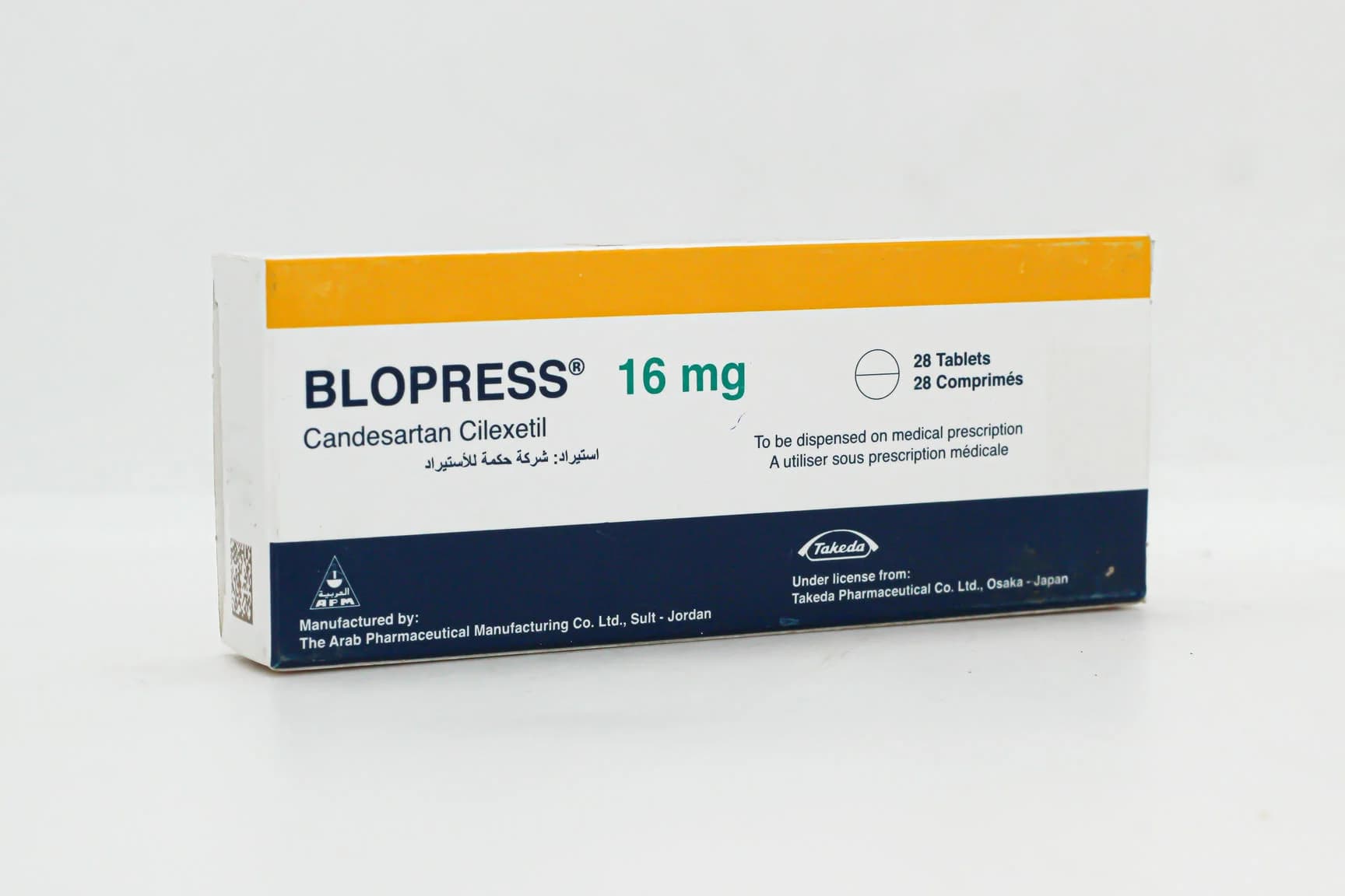 BLOPRESS 16 MG 28 TAB