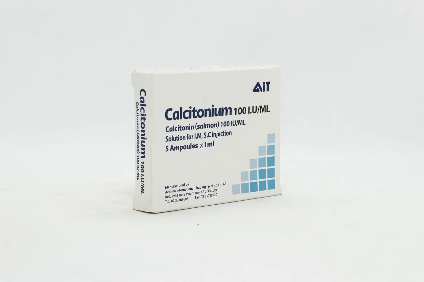 CALCITONIUM 100 IU 5AMP