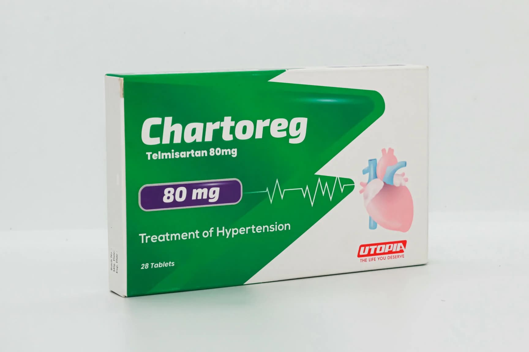 CHARTOREG 80 MG 28 TAB