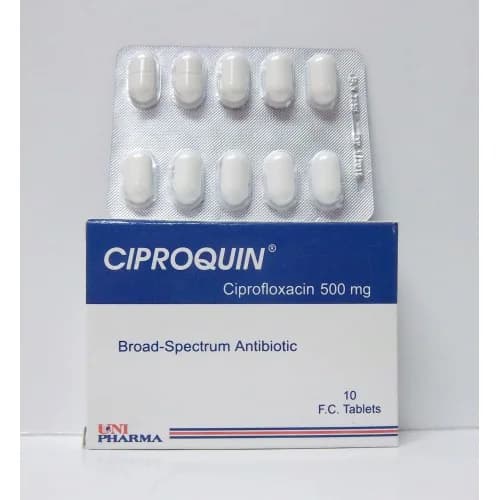 CIPROQUIN 10TABS 500 MG NEW