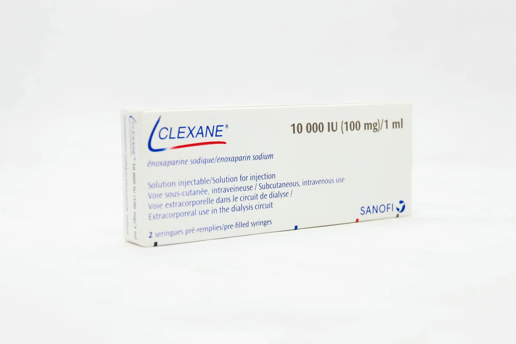 CLEXANE 100 MG 2 SYRINGS