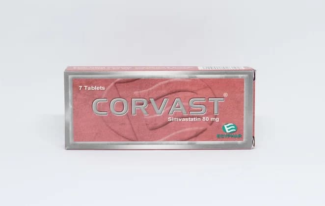 CORVAST 80 MG 7 TAB