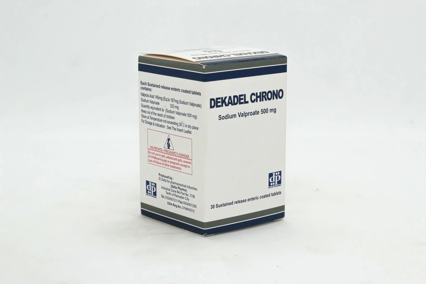 DEKADEL CHRONO 500 MG 30 TAB