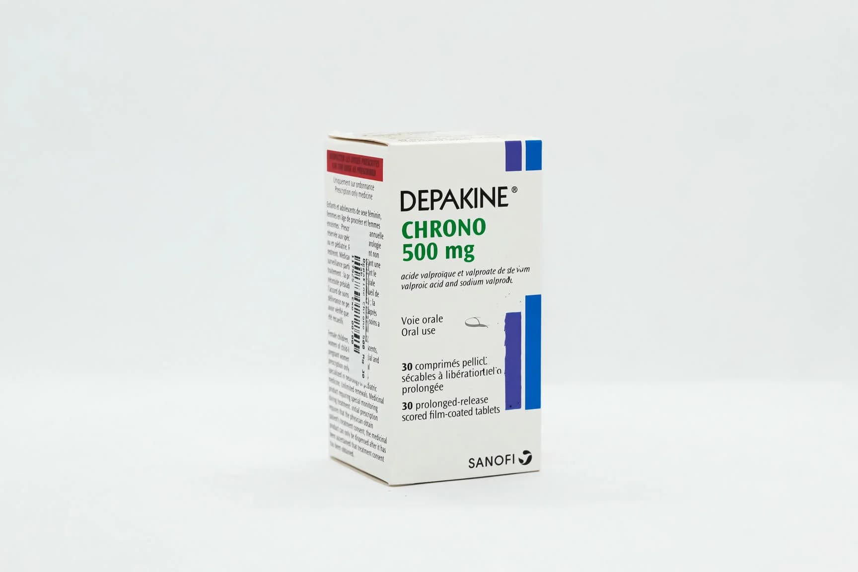 DEPAKINE CHRONO 500 MG 30 TAB