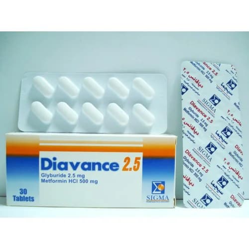 DIAVANCE 2.5 MG 30 TAB