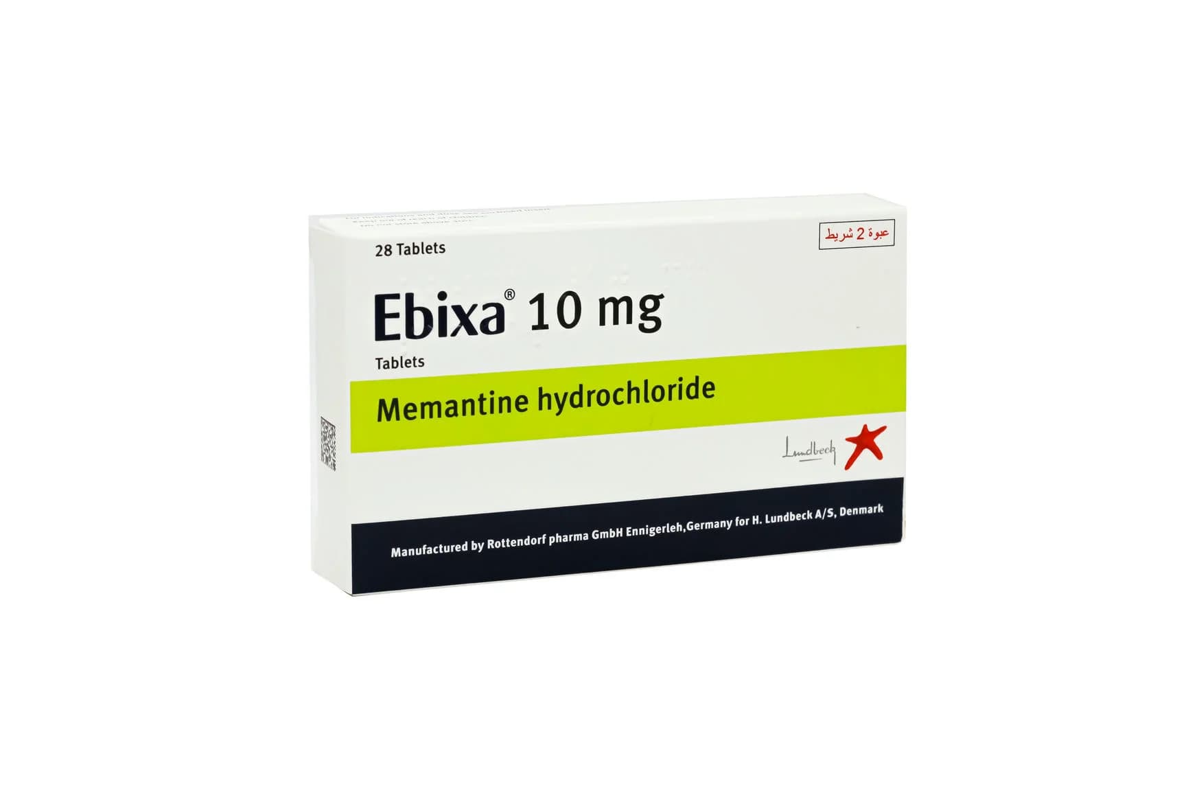 ebixa 10 mg 28 tab new