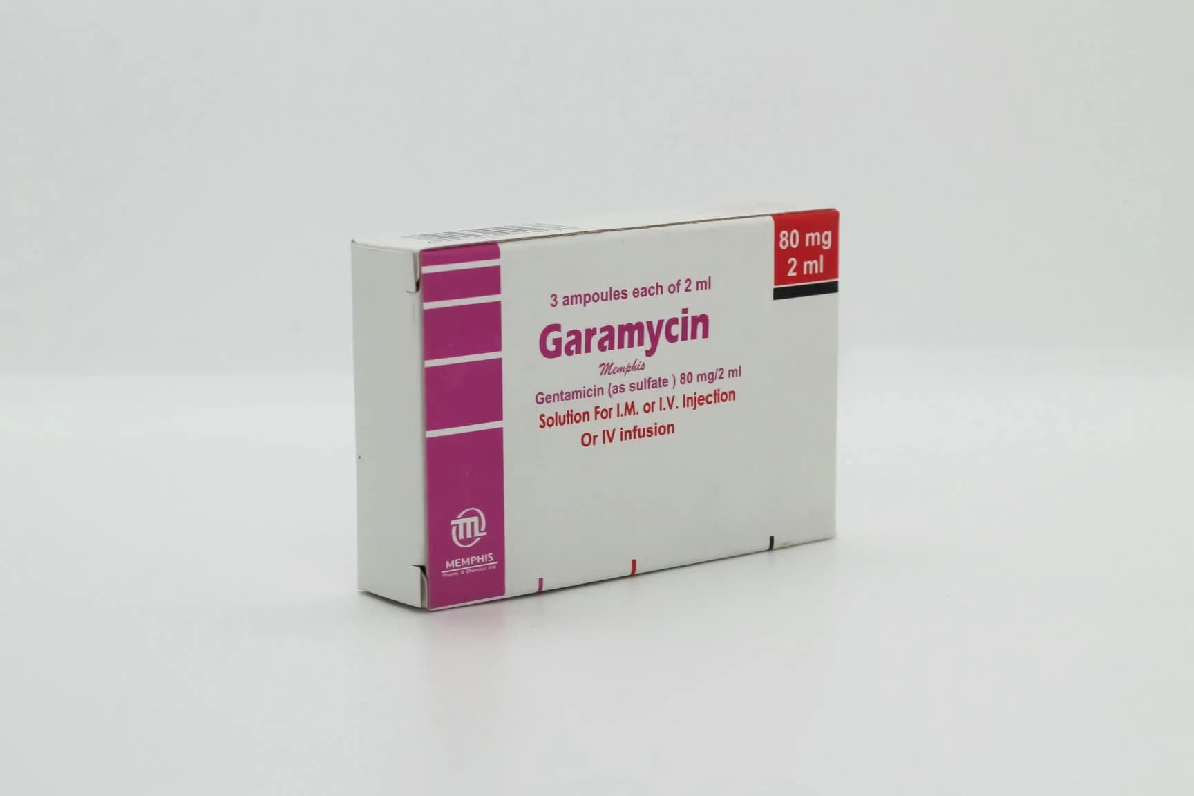 garamycin 80 mg 3 amp