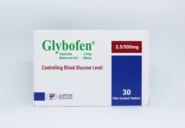 GLYBOFEN 2.5/500MG 30T