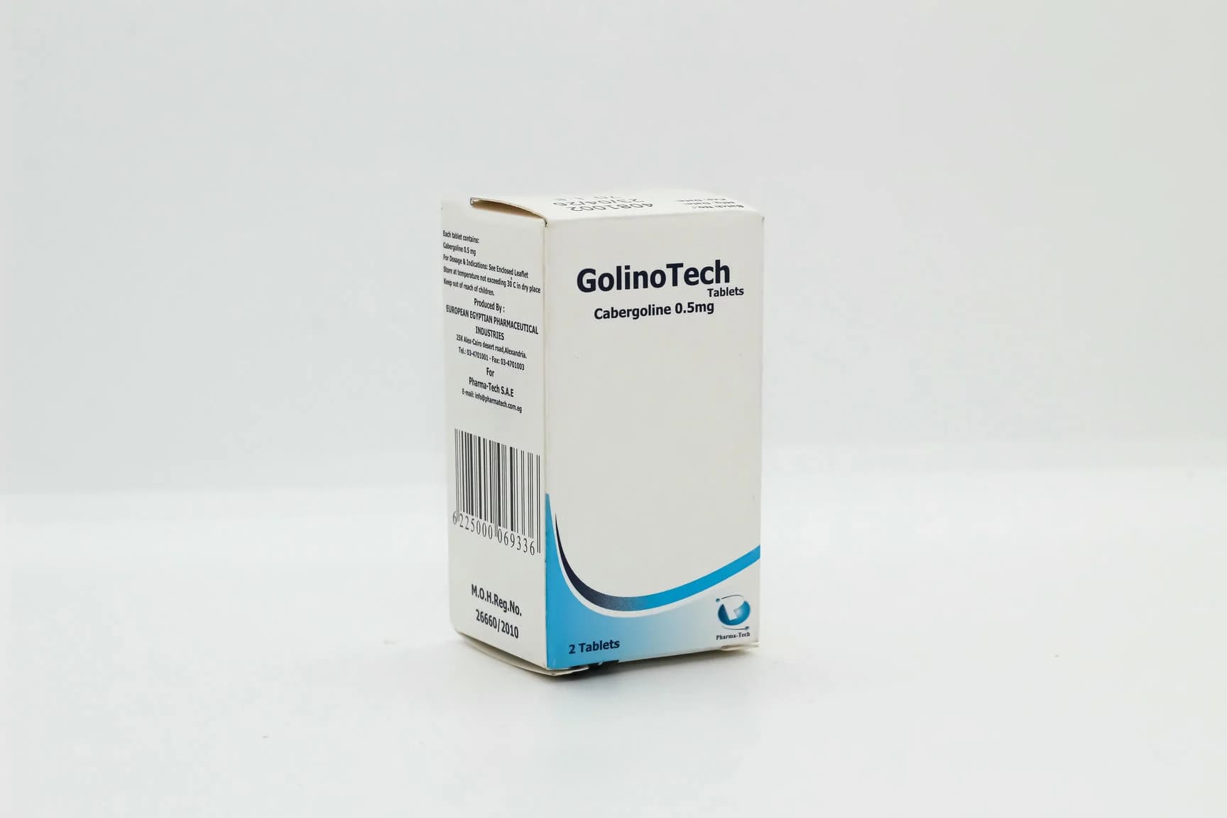 golino tech 0.5 mg 2 tab NEW