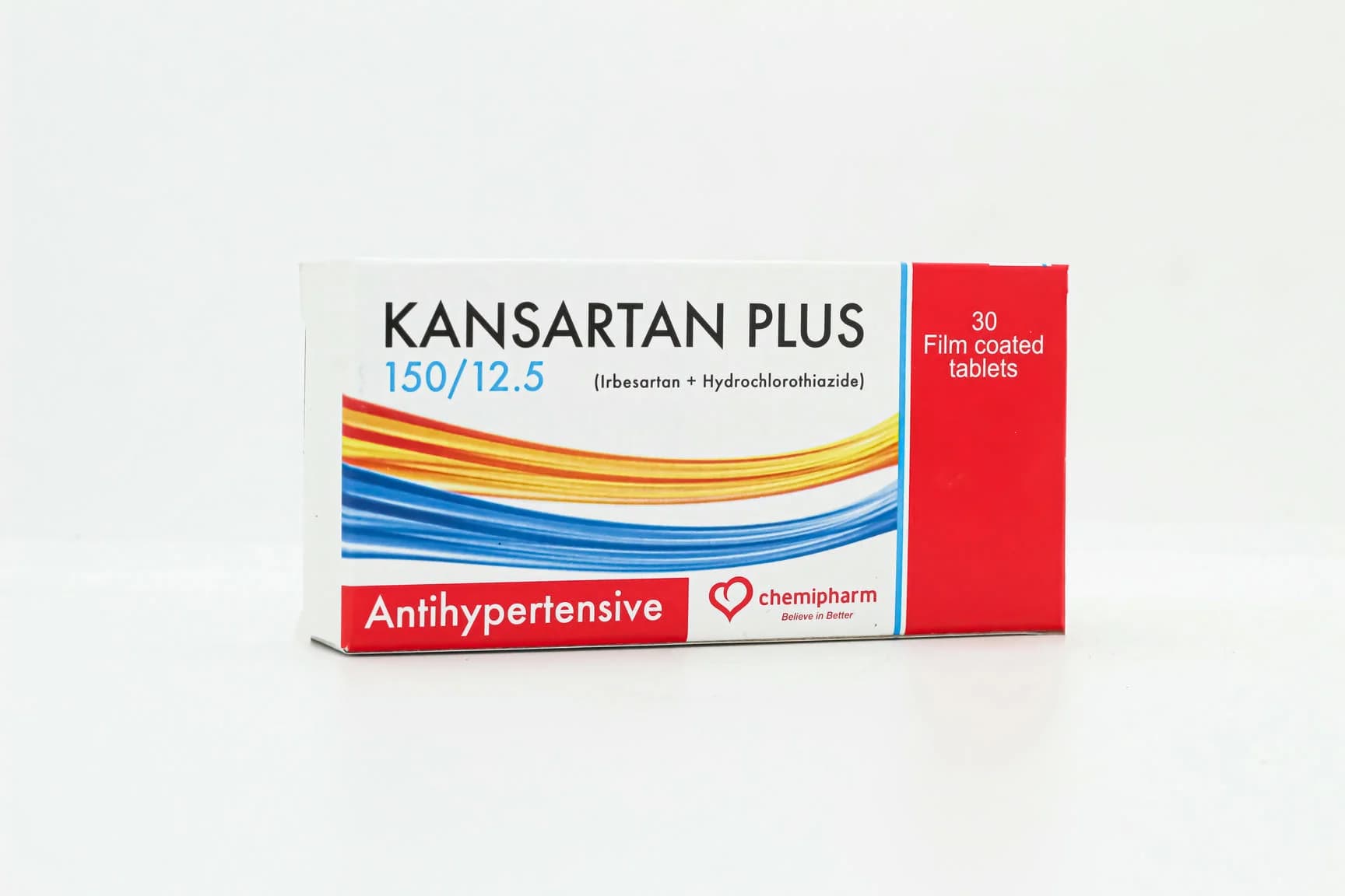KANSARTAN plus 150/12.5 MG 30TAB