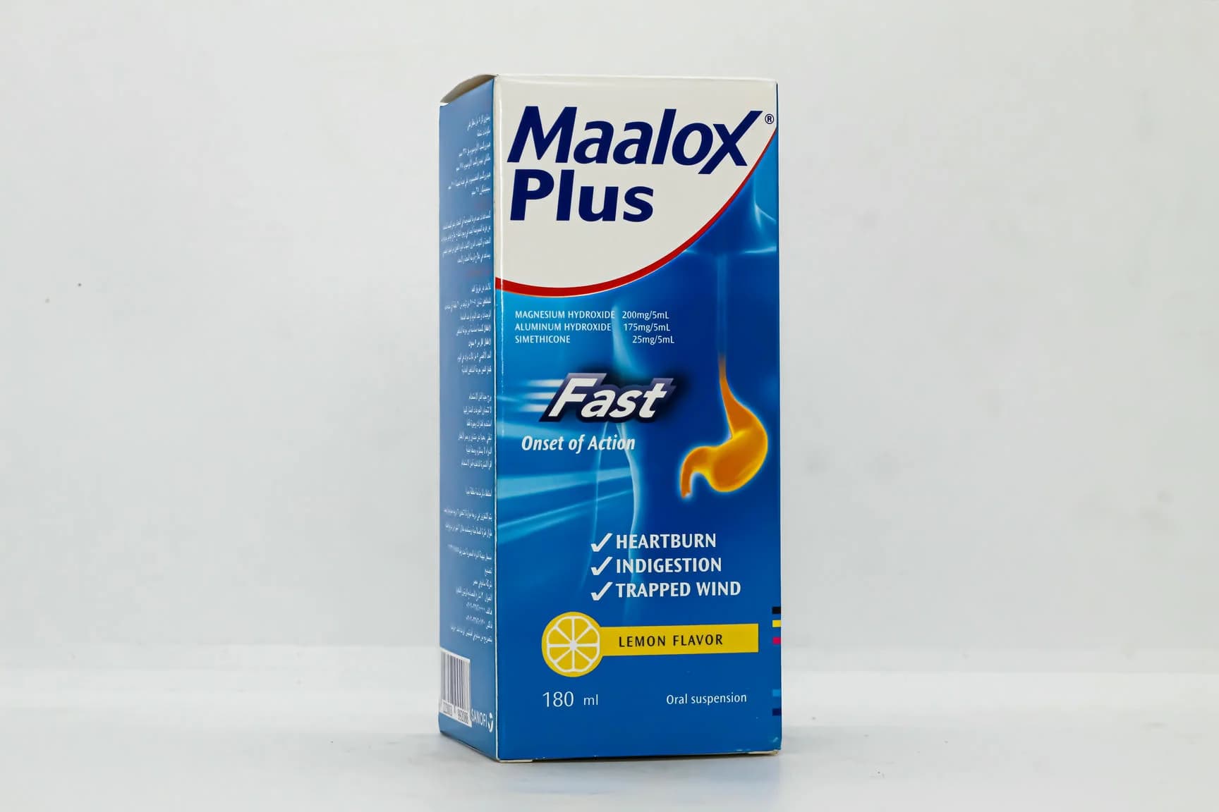MAALOX PLUS SUSP 180ML 