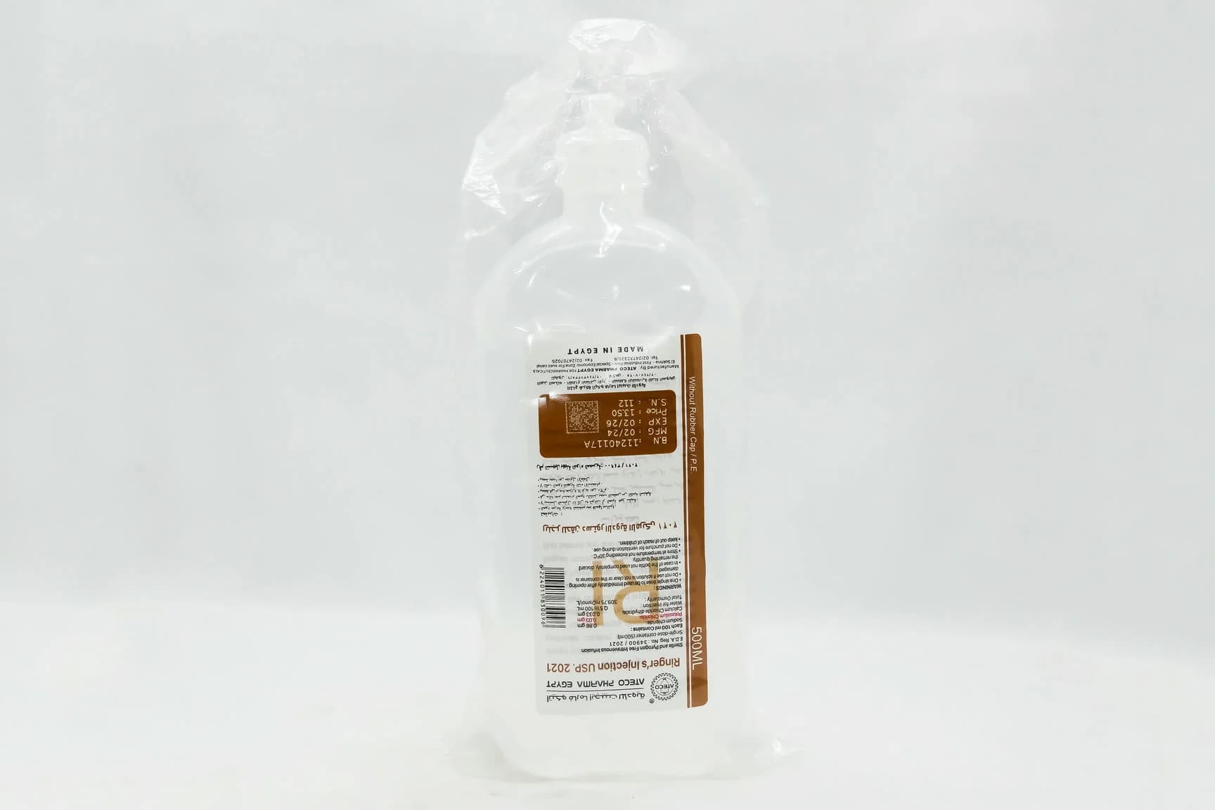 RINGER 500 ml cap Atico NEW