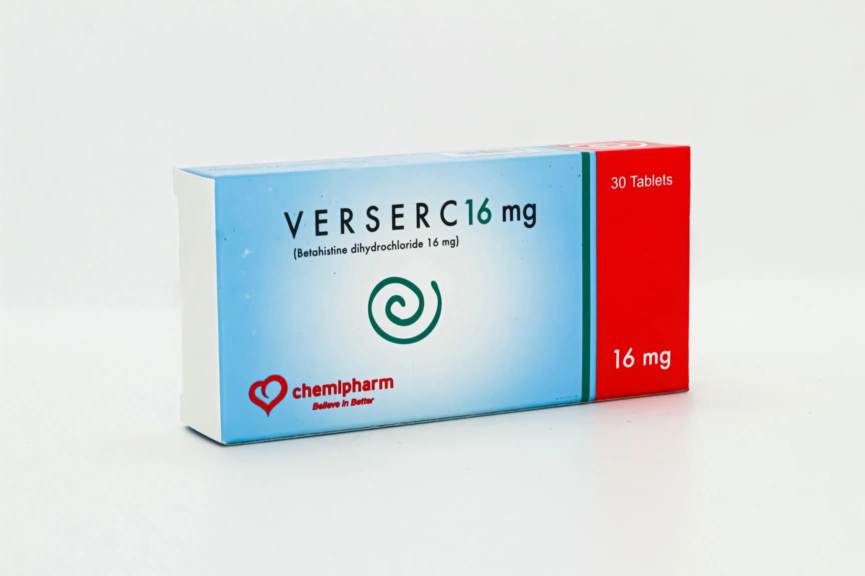 VERSERC 16MG 30CAP