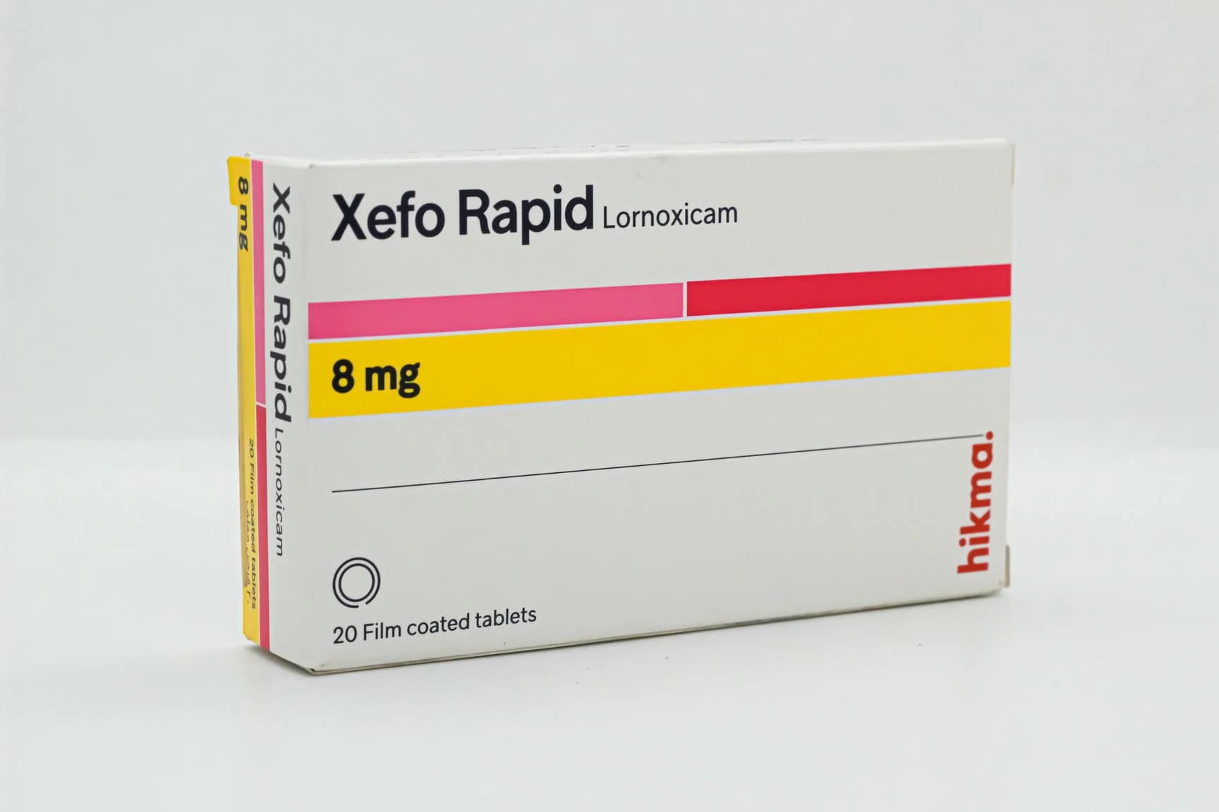 XEFO 20 TABS 8 MG NEW