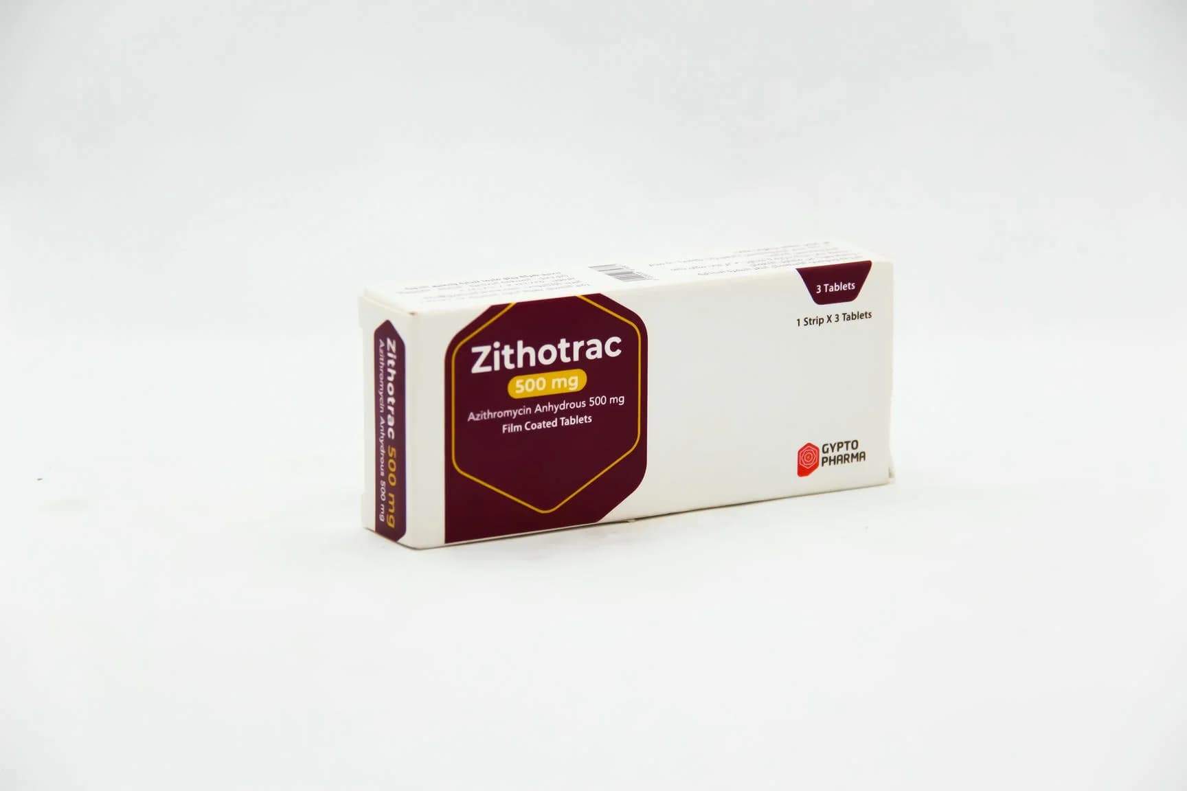 ZITHOTRAC 500MG 3 T