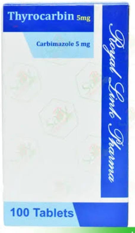 THYROCARBIN 5MG 100t
