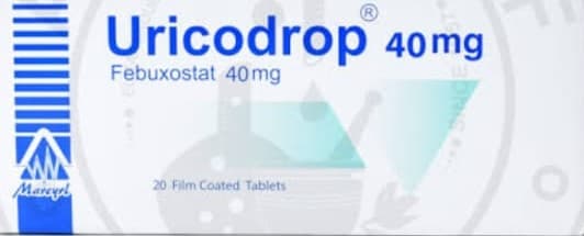 URICODROP 40 MG 20 T