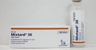 INSULIN mixtard 100 IU VIAL 10 ML new
