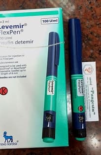 LEVEMIR FLEX PEN 100 IU 3 ML*5 amp
