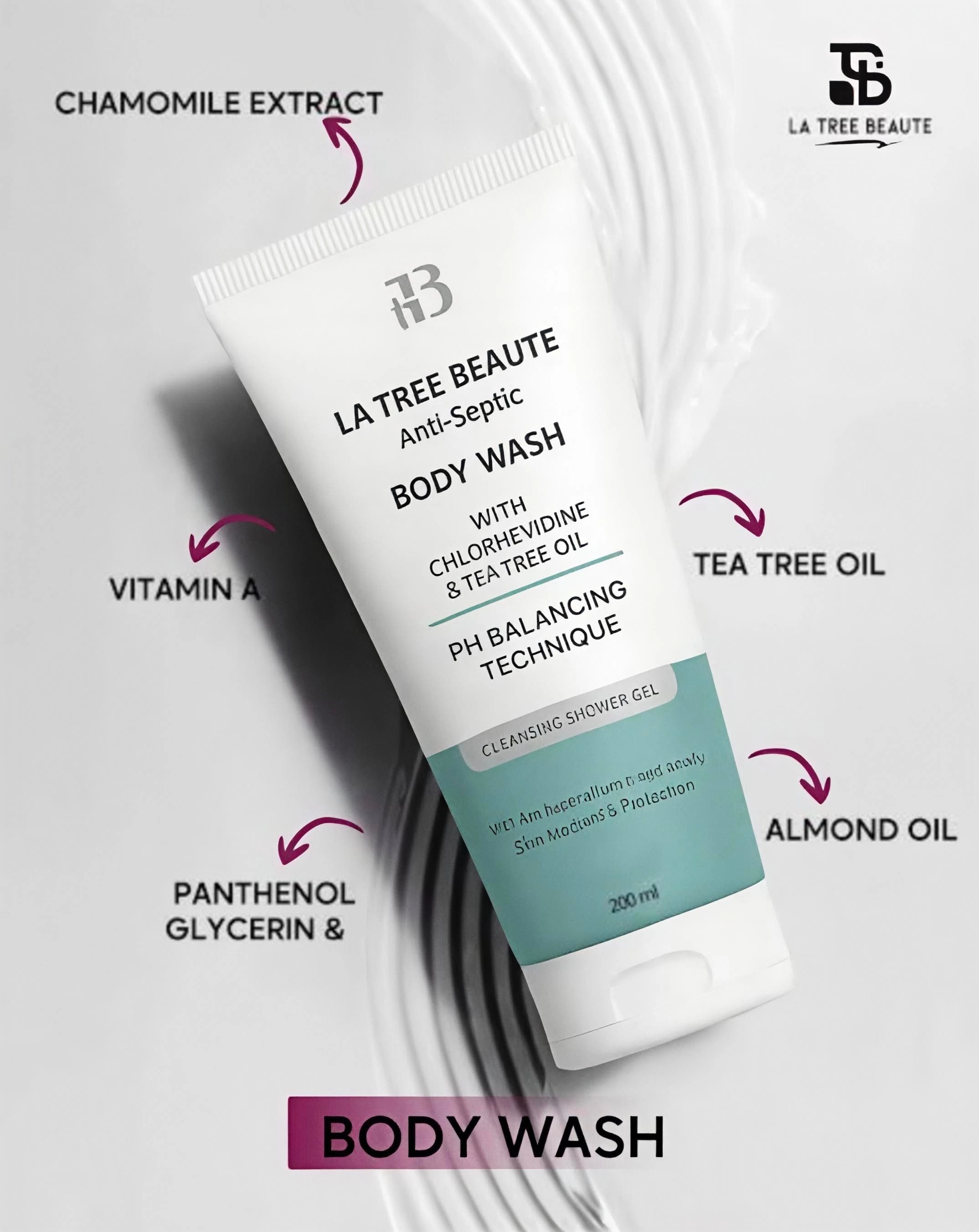 LATREE BEAUTE BODY WASH 200ML