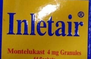 INLETAIR 4 MG 14 SACHETS