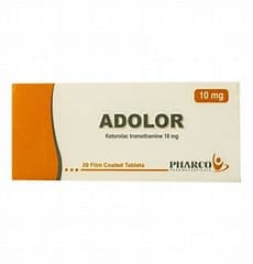 ADOLOR 10 MG 20 TAB