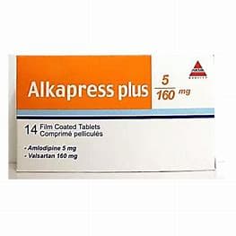 ALKAPRESS PLUS 5 /160 MG 14TAB