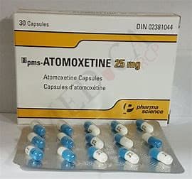 ATOMOXETINE 25 MG30 CAP