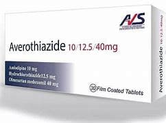 AVEROTHIAZED 40/12.5/10 MG 30T 