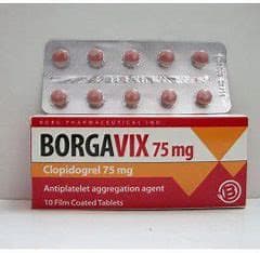 BORGAVIX 75 MG 10 TAB