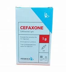 CEFAXONE VIAL IM 1 G 