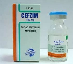 CEFZIM VIAL IM/IV 500MG 