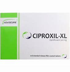 CIPROXIL - XL 500 MG 10 TAB