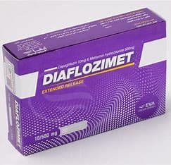 DIAFLOZMET 500/10 MG 30 T