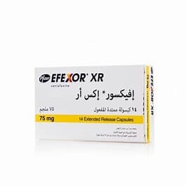 EFEXOR XR 75 MG 14 CAP