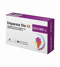 EMPACOZA TRIO 25/5/1000MG 30 TAB