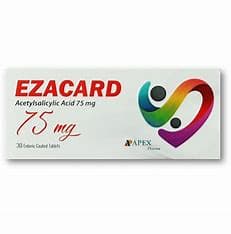 EZACARD 75MG 30 TAB 