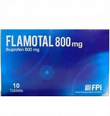FLAMOTAL 10TABS 800 MG