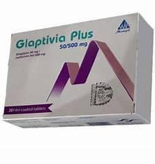 GLAPTIVIA PLUS 50/ 500 MG 30 TAB
