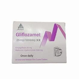 GLIFLOZAMIT 1000/25MG 30T