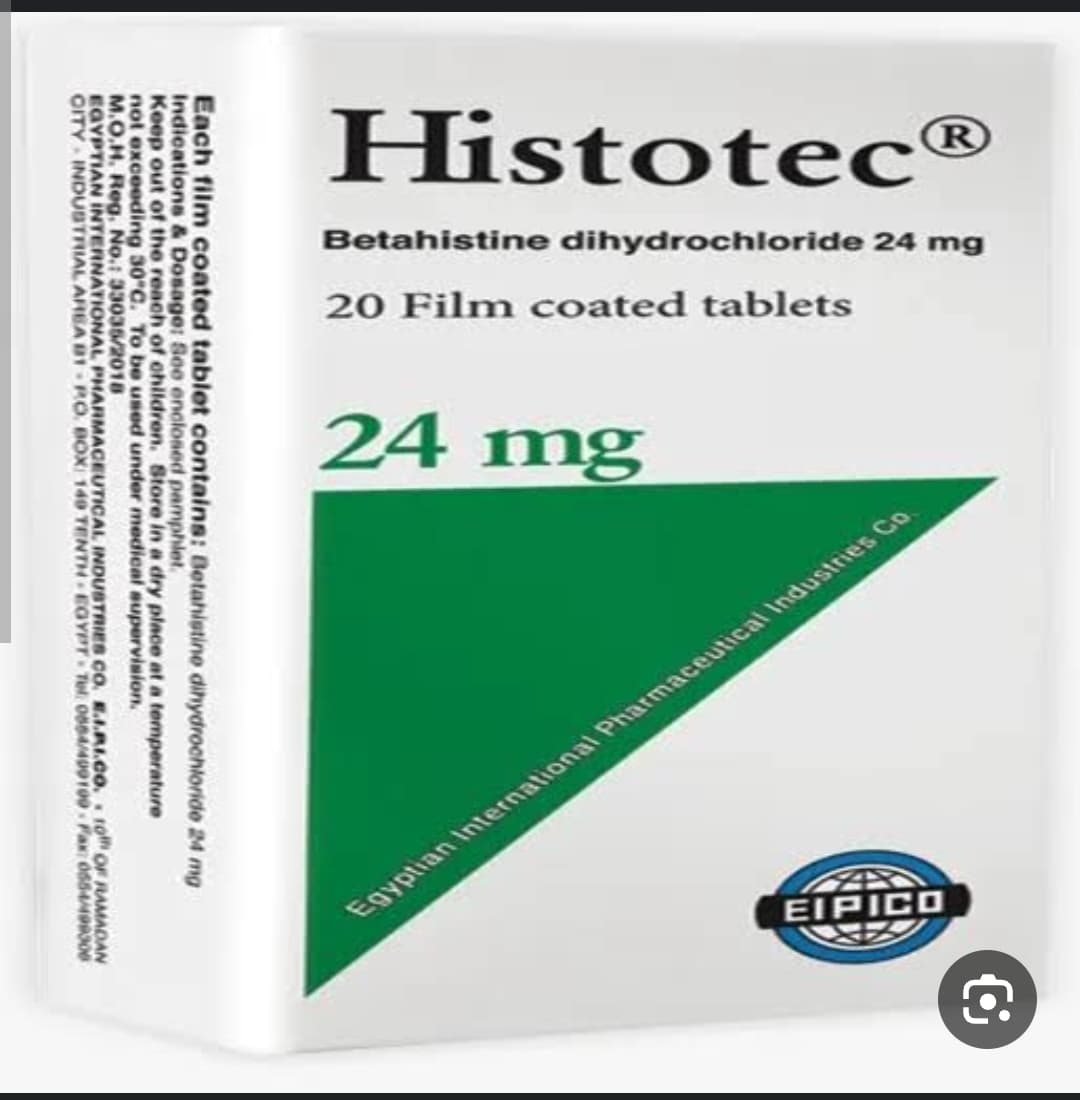 HISTOTEC 24 MG 20 TAB