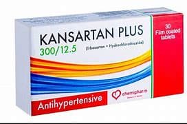 KANSARTAN PLUS 300 - 12.5 MG 30 TAB